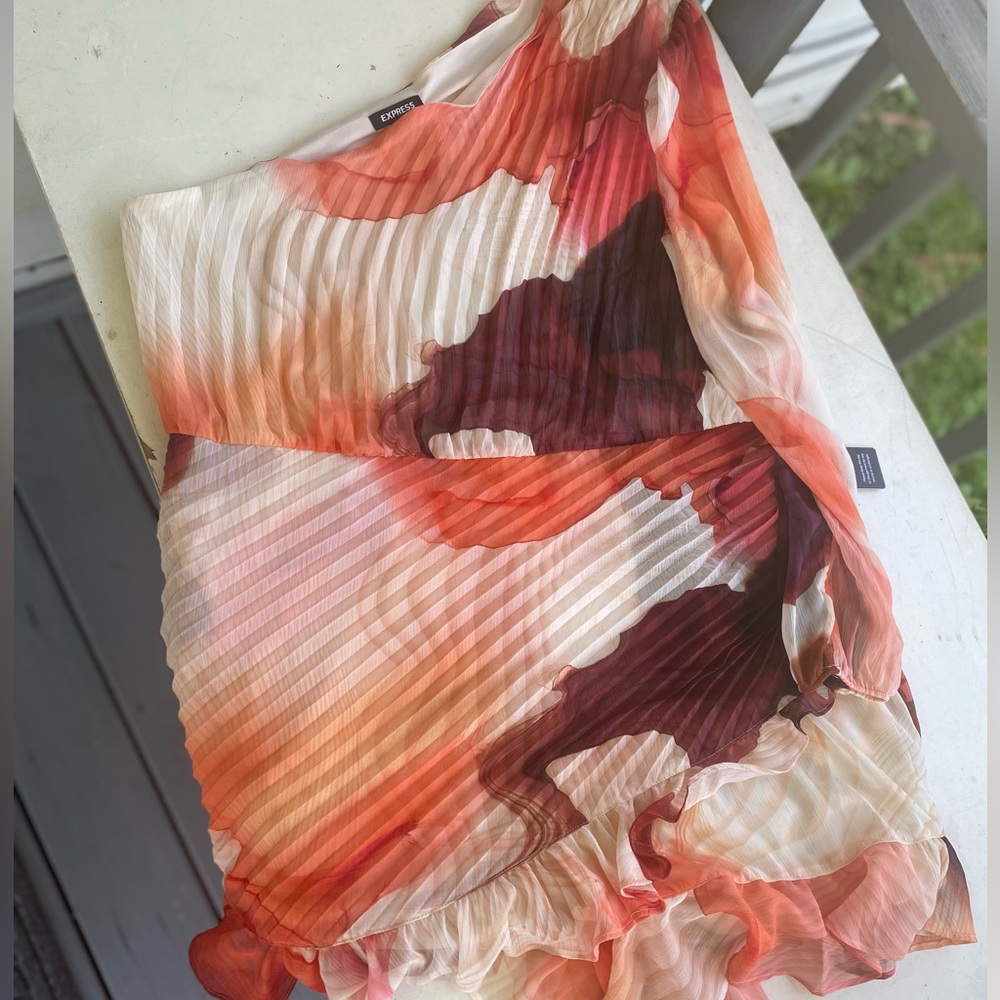 Express one shoulder dress/romper